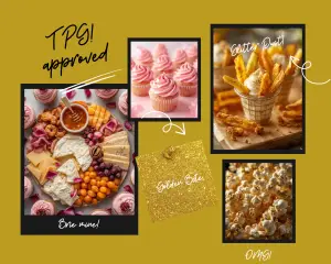 Golden Bachelor palette: gold, blush and rose—party color inspiration