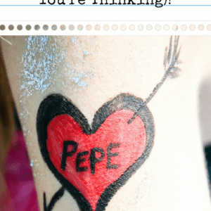 Throw A Tattoo Party (It's Not What You're Thinking) - Pinterest title image