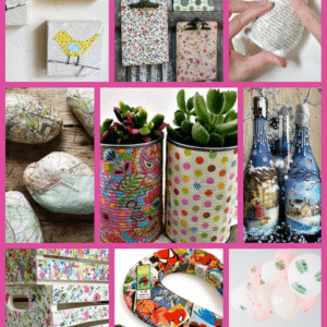 Throw A Tattoo Party (It's Not What You're Thinking) - decoupage collage