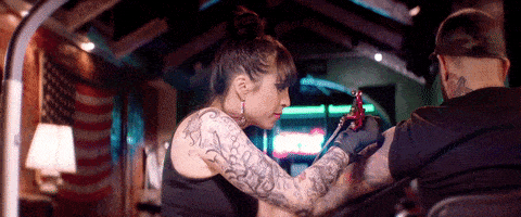 Throw A Tattoo Party (It's Not What You're Thinking) - tattoo gif