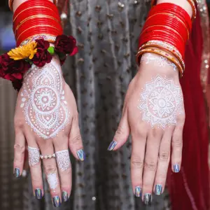 Throw A Tattoo Party (It's Not What You're Thinking) - henna tattoos on 2 hands