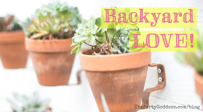 Backyard love! - blog title image