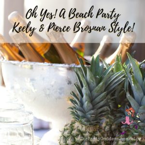 Oh Yes! A Beach Party Keely & Pierce Brosnan Style! Marley Majcher, leading LA celebrity event planner, who can make any event ridiculously fabulous, shares her weekly Event Photos and Inspiration - Week 10. Check it out at https://thepartygoddess.com/my-weekly-roundup-of-event-photos-and-inspiration-week-10 #piercebrosnan #keelyshayebrosnan @jennaylorevents @cchangphoto #beachparty - recap image