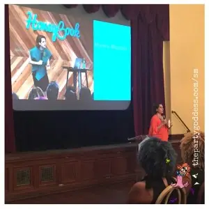 Marley Majcher presenting at the Hive event for creative professionals image