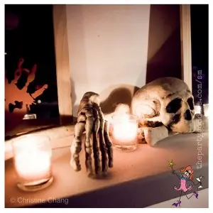 Halloween image - skeleton bones