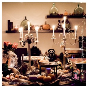Halloween table image