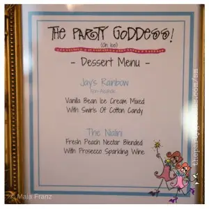 I Am Awesome - dessert menu image