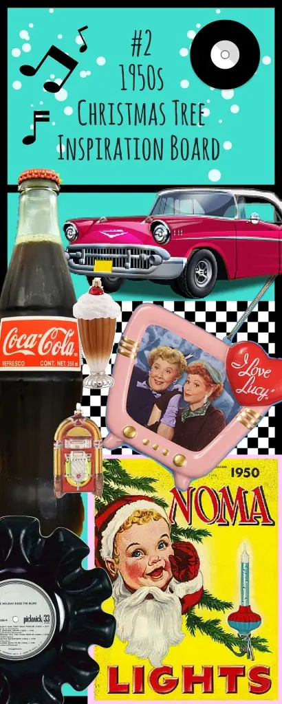 Vintage Christmas Decorating Ideas - Collage