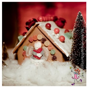 10 Winter Wonderland Holiday Party Ideas-gingerbread house image