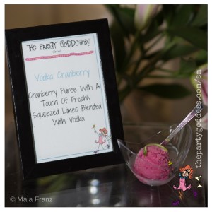 Angie Harmon's Girls Afternoon In!-cranberry vodka menu image