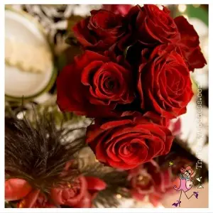 A Birthday Party Celebrated In Style!-roses image