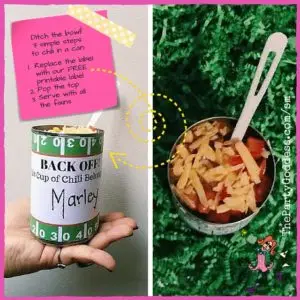 Free Printables Thumbnail – Super Bowl Chili Label image