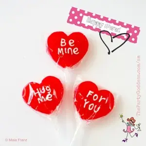 Happy Valentine's Day!-conversation lollies image