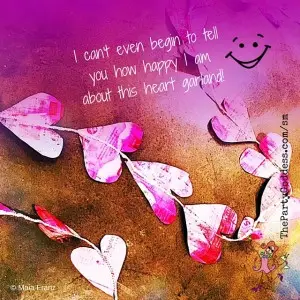 4 Crafts, 2 Happy Days & A Marriage Proposal - heart garland image - How does Leap Year translate into a marriage proposal? Find out from The Party Goddess, LA's best full service event planner, who can make any holiday ridiculously fab! http://bit.ly/1VHtdLk #leapyear #marriageproposal #nationalcraftmonth #crafts
