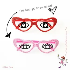 Happy Valentine's Day!-heart glasses image