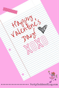Happy Valentine's Day! XOXO - Pinterest title image