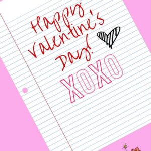 Happy Valentine's Day! XOXO - Pinterest title image