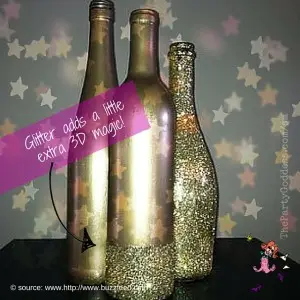 Roll Out The Red Carpet For The Oscars- gold bottles image - The Party Goddess, LA's best full service event planner, reveals the 7 best Oscar party ideas on Pinterest to make your party ridiculously fabulous! http://bit.ly/1WuDz1p #oscars #redcarpet #eventprofs