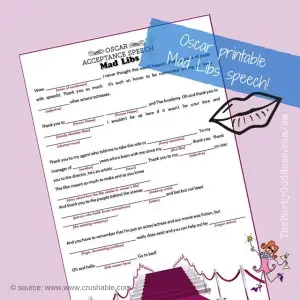 Roll Out The Red Carpet For The Oscars - Mad Libs image - The Party Goddess, LA's best full service event planner, reveals the 7 best Oscar party ideas on Pinterest to make your party ridiculously fabulous! http://bit.ly/1WuDz1p #oscars #redcarpet #eventprofs
