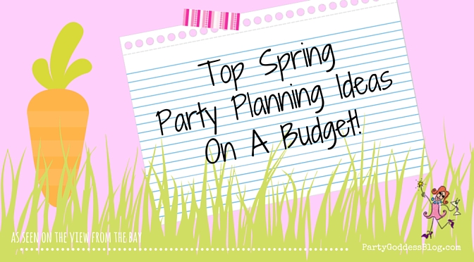 Top Spring Party Planning Ideas On A Budget - Budget party planning? Do tell! The Party Goddess, LA's full service event planner reveals inexpensive tips to make your spring party ridiculously fab! Check it out at https://thepartygoddess.com/top-spring-party-planning-ideas-on-a-budget - blog image @abc7news #spring #partyplanning #budget