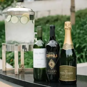 How Wedding Planners Stay On Top Of Their Game! What's your secret? The Party Goddess, LA's best full service event planner, who can make any wedding ridiculously fabulous, connects with the pros at WIPA! Check it out at https://thepartygoddess.com/wedding-planners-on-their-game/ @WIPASoCal @luminaireimages #wedding #weddingplanner - drinks image