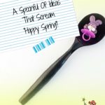 A Spoonful Of Ideas That Scream "Happy Spring"! - Pinterest title image