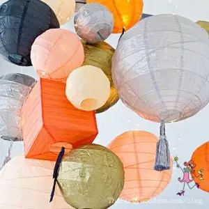 6 Decorative Lighting Ideas (Made With Paper)! Do it right! The Party Goddess, LA's full service event coordinator who makes any event ridiculously fab, dishes on decorative lighting ideas! Check it out at https://thepartygoddess.com/6-decorative-lighting-ideas-made-with-paper #maiasphoto #decorativelighting #eventlighting #paperlanterns - mulitcolored paper lanterns image