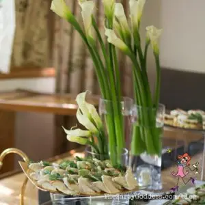 Get The Scoop! Angie Harmon's Ice Cream Social! The Party Goddess, LA's full service celebrity event planner who makes any party ridiculously fabulous, shares ideas and inspiration from a super celeb's ice cream social! Check it out at https://thepartygoddess.com/get-scoop-angie-harmons-ice-cream-social #angieharmon @maiasphoto #icecreamsocial - flowers & food image