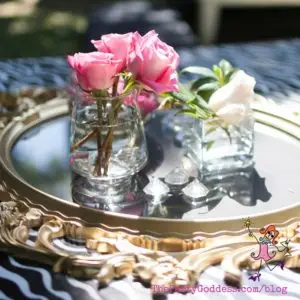 Pink And Sparkly And All Things Girly Girl! Pink and bling is my thing! The Party Goddess, LA's full service event planner who makes any party ridiculously fab, shares ideas and inspiration for any girly girl! Check it out at https://thepartygoddess.com/pink-sparkly-things-girly-girl @maiasphoto #JohnChapple - roses & mirror image