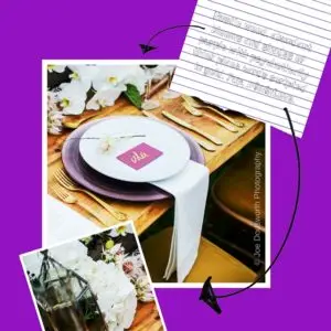 Current Wedding Trends From Top Event Planners! Planning a wedding? The Party Goddess, LA's full service event planner, shares current #wedding trends from the Wedding Trend Report featuring yours truly! Check it out at https://thepartygoddess.com/current-wedding-trends-from-top-event-planners @spraepr @jdphotographyhq #bride #weddingtrends - rustic wood wedding trend image