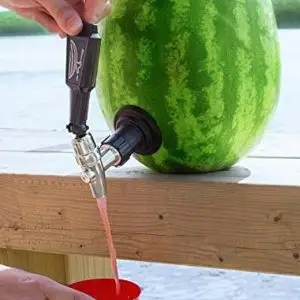 We rocked this beach party for Leona Lewis (plus celebrated National Watermelon Day)! Get inspiration from The Party Goddess, LA's best event planner who can make any party ridiculously fab! Check it out at https://thepartygoddess.com/rocked-beach-party-leona-lewis @Listotic - watermelon keg