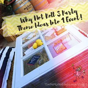 Why Not Roll 3 Party Theme Ideas Into 1 Event! Every party needs a theme! The Party Goddess, LA's best full service event planner, who can make any party ridiculously fab, shares 3 fun party theme ideas! Check it out at https://thepartygoddess.com/roll-3-party-theme-ideas-1-event #partythemeideas #party - recap image