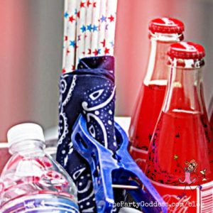 7 All-American Labor Day Party Ideas! Celebrate with red, white & blue! The Party Goddess, LA's full service event planner who can make any party ridiculously fabulous, shares Labor Day party ideas! check it out at https://thepartygoddess.com/7-american-labor-day-party-ideas @maiasphoto #labordayparty #laborday - straws image