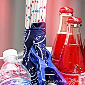 7 All-American Labor Day Party Ideas! Celebrate with red, white & blue! The Party Goddess, LA's full service event planner who can make any party ridiculously fabulous, shares Labor Day party ideas! check it out at https://thepartygoddess.com/7-american-labor-day-party-ideas @maiasphoto #labordayparty #laborday - straws image