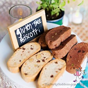 A Backyard Graduation Party To Cheer About! Planning an outdoor party? The Party Goddess, LA's best full service event planner, shares ideas from this ridiculously fabulous backyard graduation party! Check it out at https://thepartygoddess.com/backyard-graduation-party-cheer @maiasphoto #backyardgraduationparty #graduationparty #backyardparty - biscotti image