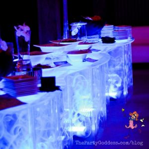 Event Lighting: Take It To The Next Level! Light it up! The Party Goddess, LA's best full service event planner, shares event lighting ideas and inspiration to make any party ridiculously fabulous! Check it out at https://thepartygoddess.com/event-lighting-take-next-level @leannaazzolini #eventlighting #eventlightingideas - table lighting image
