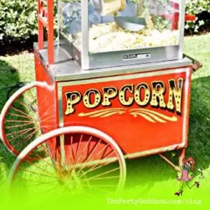 Get Ideas Now From This Kid's Party Planner! Planning a kid's party? The Party Goddess, LA's best kid's party planner who can make any party ridiculously fabulous, shares ideas and inspiration that the kids will love! Check it out at https://thepartygoddess.com/get-ideas-now-from-this-kids-party-planner #kidsbirthdayparty #kidspartyideas - popcorn image