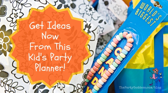 Get Ideas Now From This Kid's Party Planner! Planning a kid's party? The Party Goddess, LA's best kid's party planner who can make any party ridiculously fabulous, shares ideas and inspiration that the kids will love! Check it out at https://thepartygoddess.com/get-ideas-now-from-this-kids-party-planner #kidsbirthdayparty #kidspartyideas - blog image