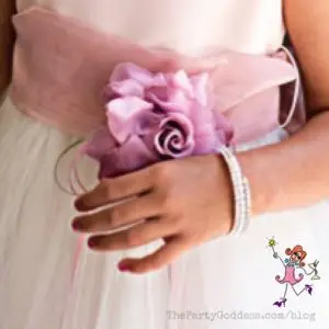 Happy Wedding Day: It's All In The Details! The Party Goddess, LA's best full service event planner who can make any party ridiculously fabulous, focuses on the details for a happy wedding day! Check it out at https://thepartygoddess.com/happy-wedding-day-details @maiasphoto #wedding #weddingdetails #weddingday - flower girl's accessories
