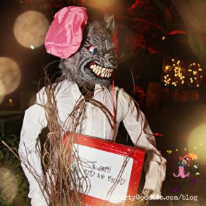 Ready for #Halloween? Let The Party Goddess show you how to make an Into The Woods themed party ridiculously fabulous! Check it out at https://thepartygoddess.com/halloween-party-into-the-woods @maiasphoto #IntoTheWoods #HalloweenParty - wolf image