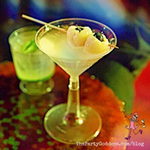 Ready for #Halloween? Let The Party Goddess show you how to make an Into The Woods themed party ridiculously fabulous! Check it out at https://thepartygoddess.com/halloween-party-into-the-woods @maiasphoto #IntoTheWoods #HalloweenParty - martini image
