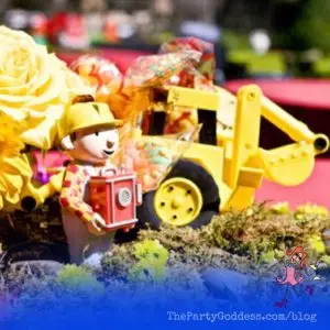 An Under Construction Birthday Party: Dig In! Hard hats required! The Party Goddess, LA's best full service event planner, reveals images from a construction birthday party for Britney Spears's sons. Check it out at https://thepartygoddess.com/construction-birthday-party-dig-in #constructionbirthdayparty #kidsparty #BritneySpears - Bob the Builder & Scoop image