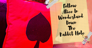Follow Alice In Wonderland Down The Rabbit Hole! Planning a party? The Party Goddess, LA's best full service event planner, shares ridiculously fab Halloween party ideas with an Alice In Wonderland twist! @maiasphoto #aliceinwonderland #halloween #halloweenparty - Facebook Ad image