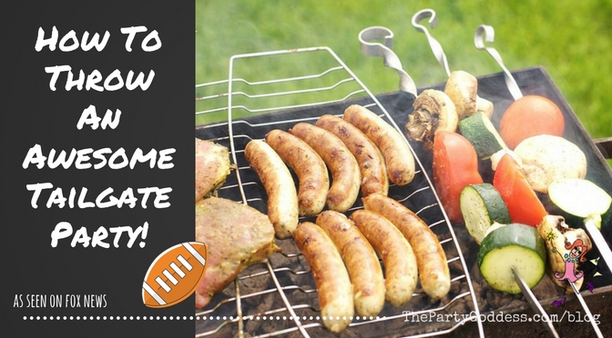 How To Throw An Awesome Tailgate Party! Are you ready for some football? The Party Goddess, LA's best full service event planner, reveals tips to make your tailgate party ridiculously fabulous! Check it out at https://thepartygoddess.com/throw-an-awesome-tailgate-party #foxnews #tailgateparty #football - blog image