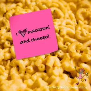 Happy Halloween! The Party Goddess, LA's best full service event planner, shares ridiculously fabulous Halloween party decorations that you'll want to see! Check it out at https://thepartygoddess.com/6-totally-killer-halloween-party-decorations #Halloween #HalloweenPartyDecorations #NickLachey #VanessaLachey @ChristineChang - macaroni & cheese image