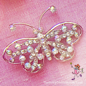 The Ultimate Way To Channel Your Inner Diva! Diamonds are a girl's BFF, right? The Party Goddess, LA's best full service event planner, shares glamour girl ideas for the #diva in all of us! Check it out at https://thepartygoddess.com/ultimate-way-channel-inner-diva #hutdogs | butterfly brooch image
