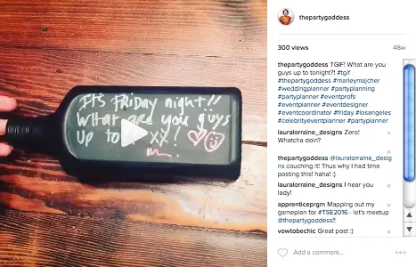 Countdown To Our Most Liked Instagram Photo! Did you like our most liked Instagram photo? The Party Goddess, LA's best full service event planner, shares her top 12 performing Instagram photos of 2016! Check it out at https://thepartygoddess.com/countdown-most-liked-instagram-photo - Friday night video image