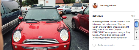 Countdown To Our Most Liked Instagram Photo! Did you like our most liked Instagram photo? The Party Goddess, LA's best full service event planner, shares her top 12 performing Instagram photos of 2016! Check it out at https://thepartygoddess.com/countdown-most-liked-instagram-photo - mini cooper video image
