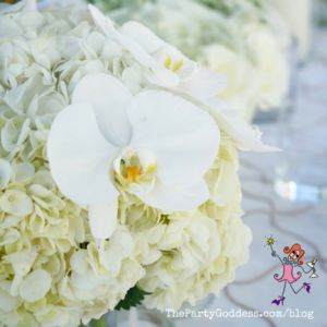 Let It Bloom! Swooning Over Winter White & Blue! OMG! Loving this color palette! The Party Goddess, LA's best full service event planner, shares winter white flowers and decor for any season or occasion! Check it out at https://thepartygoddess.com/let-bloom-swooning-winter-white-blue #flowers #JohnChapple - winter white flowers
