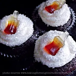 Alcohlic Food Will Change The Way You Party! Booze infused is all the rage! The Party Goddess, LA's best party planner, shares alcoholic food recipes that will make your party ridiculously fab! Check it out at https://thepartygoddess.com/alcoholic-food-change-the-way-you-party @jenniferimaddi1 @averie #BakingForNeighbors #thebrewerscow @allrecipes @tiwib @coolmaterial @bonappetitmag @divascancook @crazyforcrust #salvatores #nighthawkrestaurants @buzzfeed @tablespoon @epicurious @britandco @pastryaffair #alcoholicfood #partyplanner #partyplanning #boozeinfused #foodie - Jack & coke cupcakes image